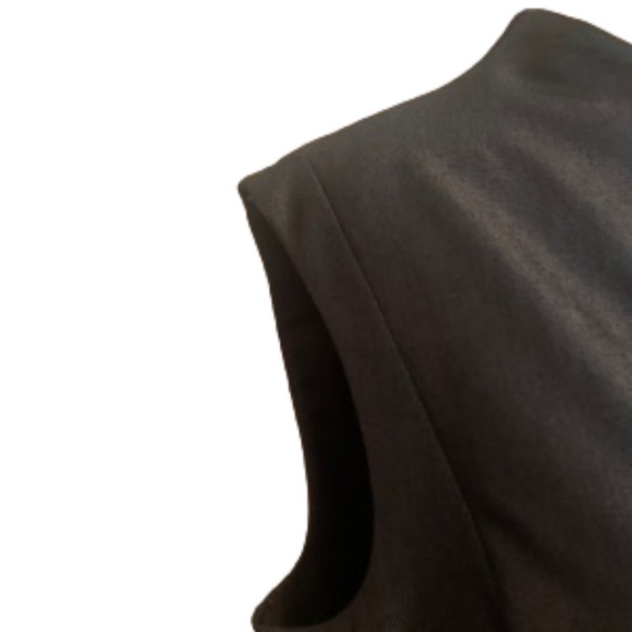 Slate Gray Sleevless Sheath Dress - Picture 4 of 5